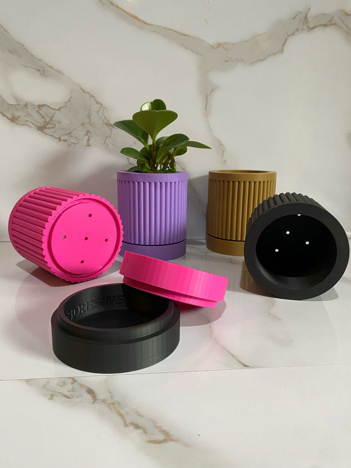 Indoor Planter & Drip Tray Daphnee Planter