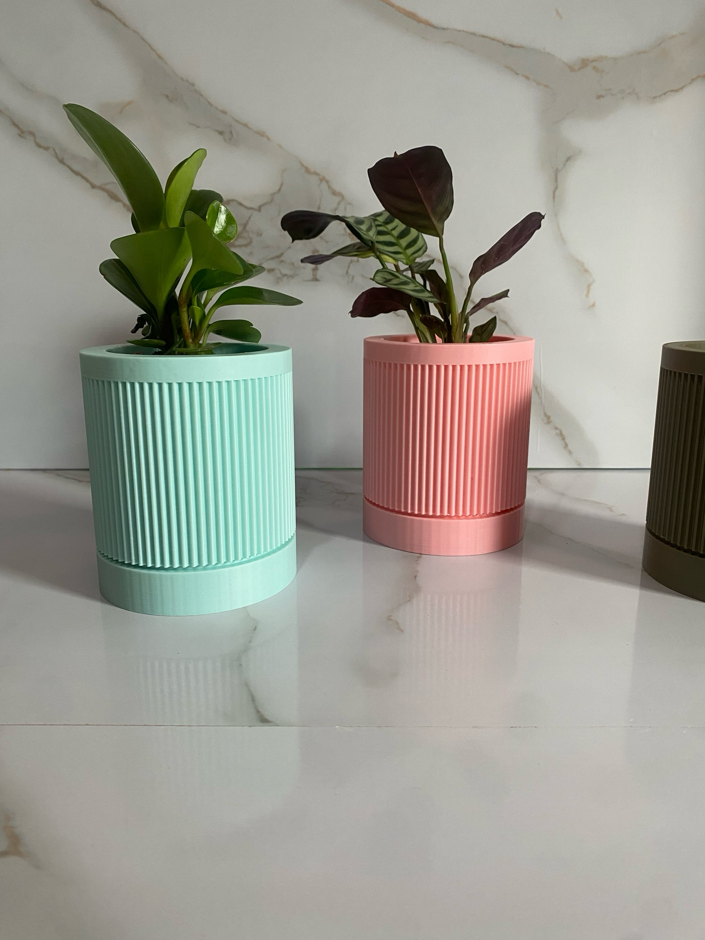 Indoor Planter & Drip Tray  Fleur Planter