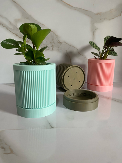 Indoor Planter & Drip Tray  Fleur Planter