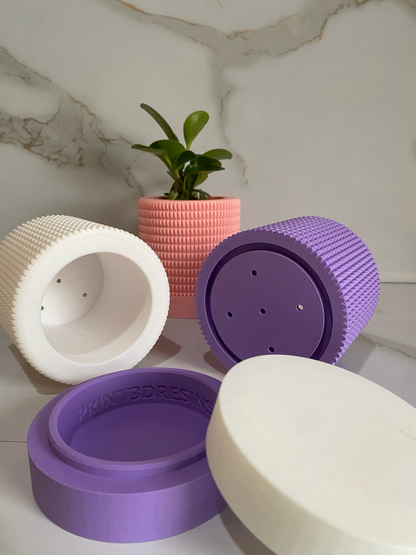 Indoor Planter & Drip Tray Anemone Planter