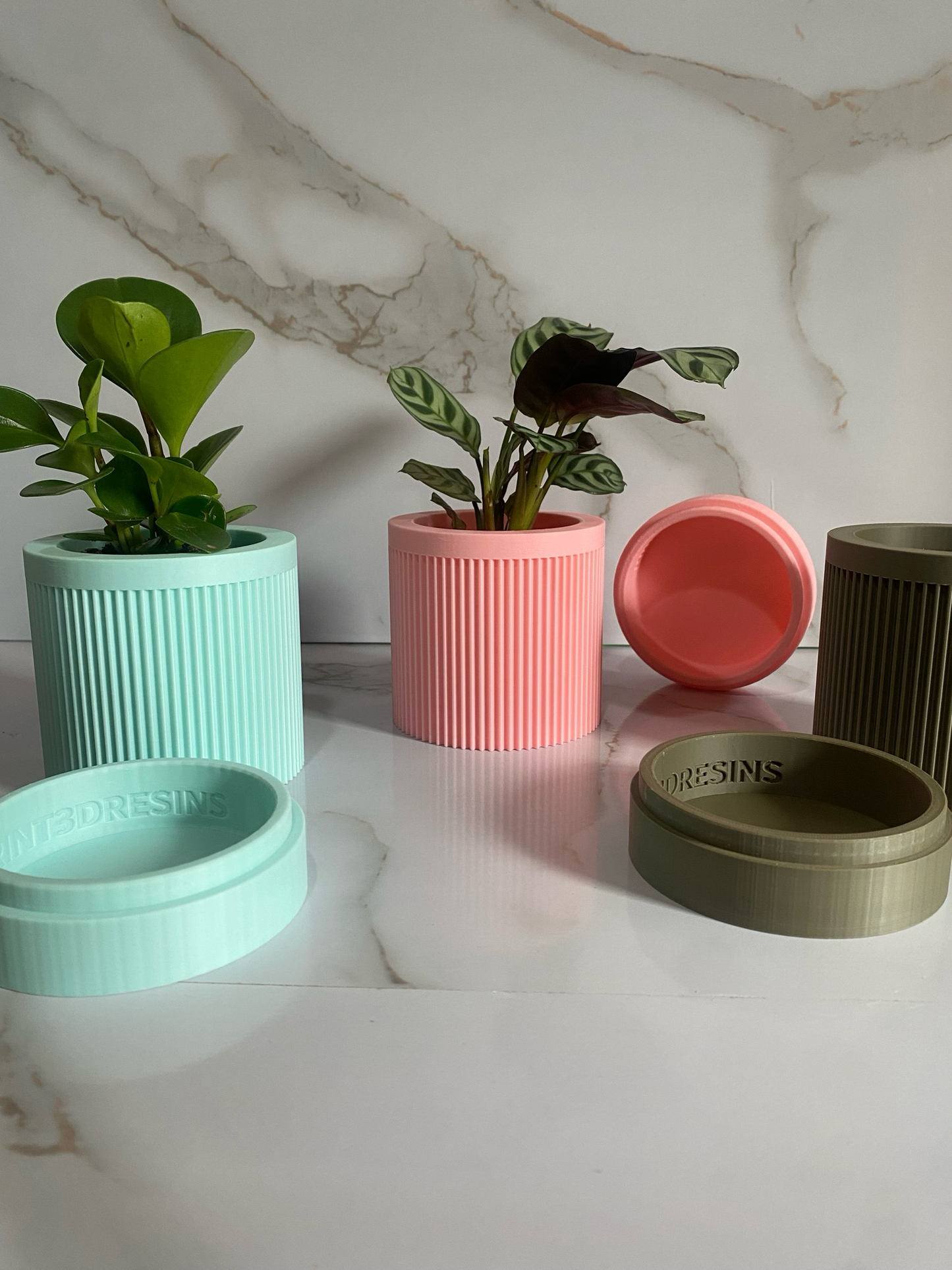 Indoor Planter & Drip Tray  Fleur Planter