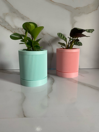 Indoor Planter & Drip Tray  Fleur Planter