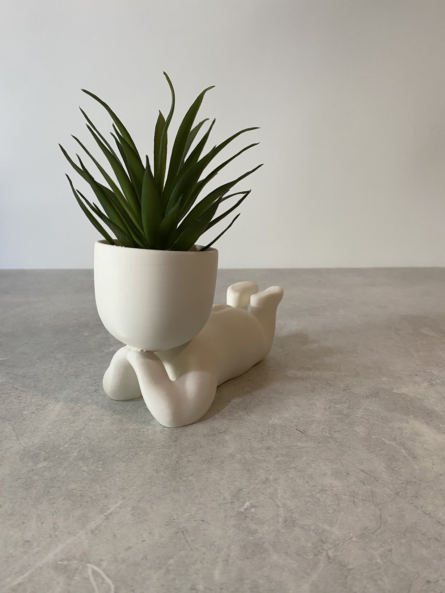 Laying Boy Indoor Planter Pot