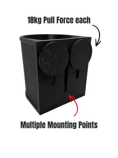THEAUSSIEPAL 2L & YETI Rambler 64oz Magnetic Bottle Mount | H20PAL