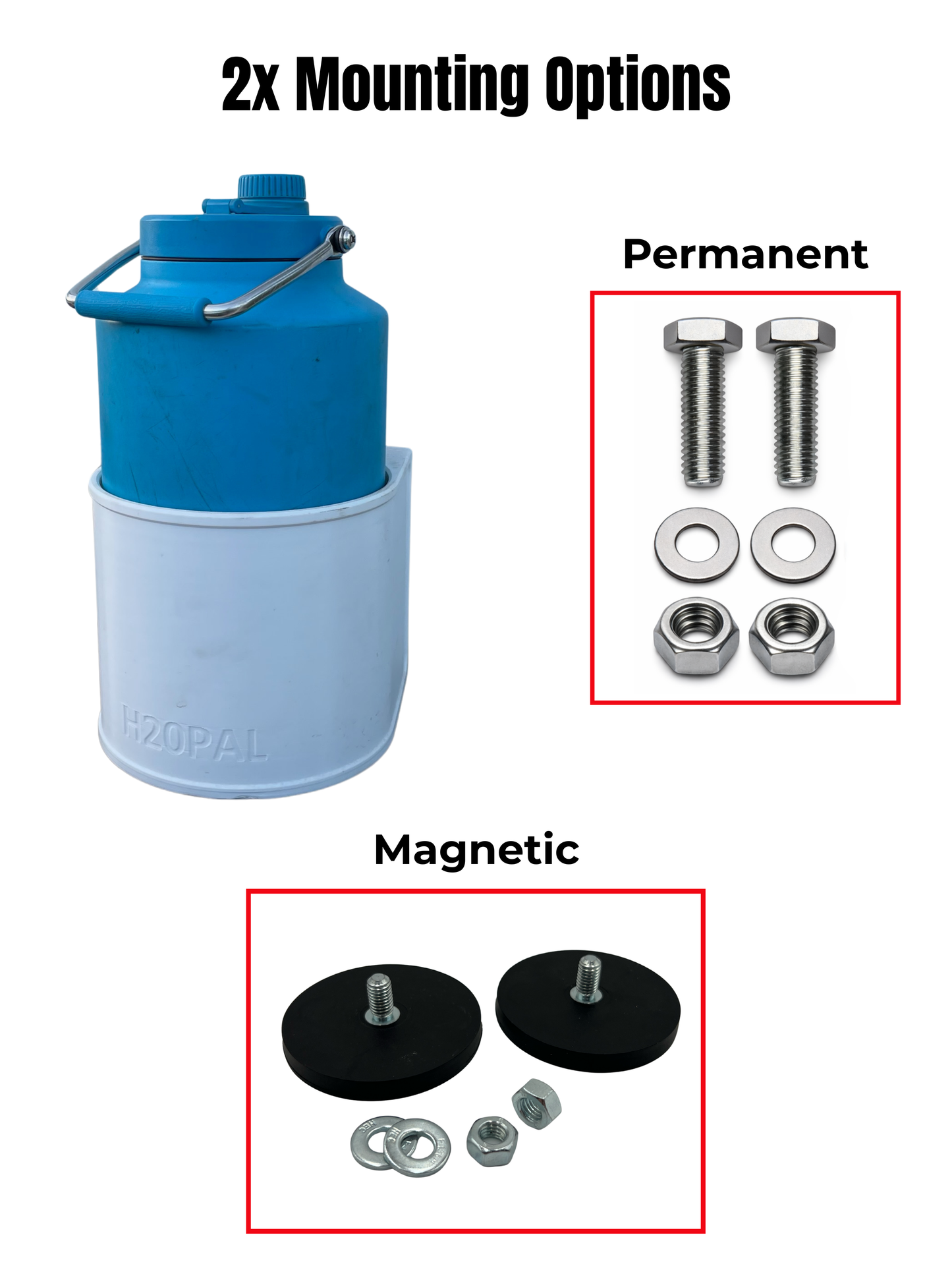 YETI Rambler Gallon Jug Magnetic Mount | H2OPAL