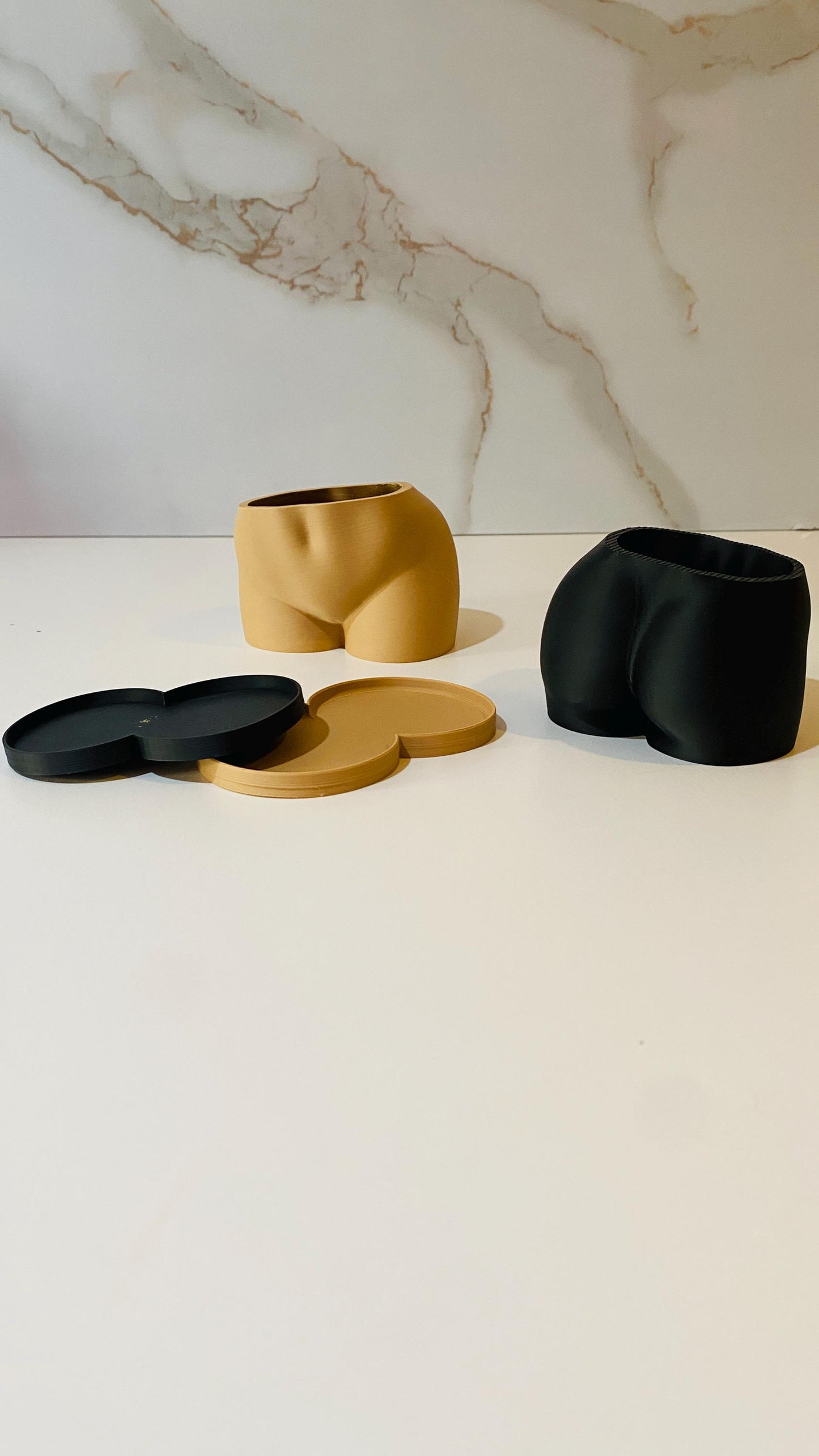 Sculptural Woman’s Butt-Shaped Planter Pot