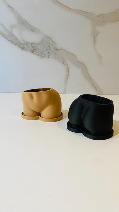 Sculptural Woman’s Butt-Shaped Planter Pot