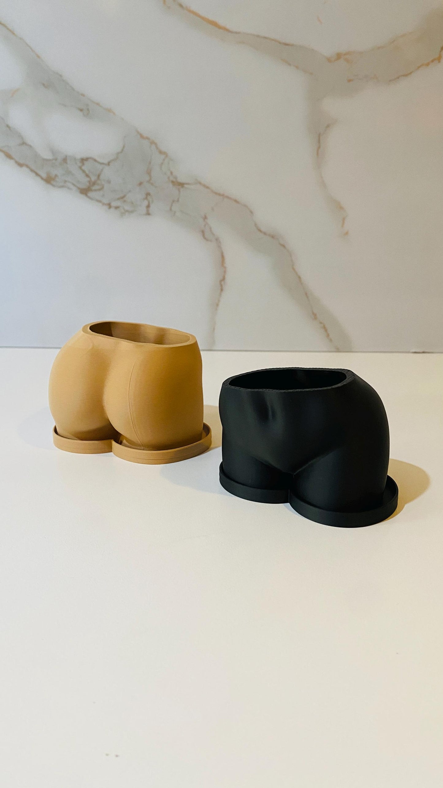 Sculptural Woman’s Butt-Shaped Planter Pot